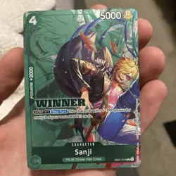 Sanji (Winner Pack 2025 Vol. 1) EB01-014 One Piece Promotion Cards Foil - Image 1