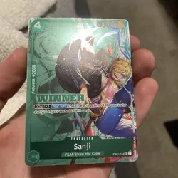 Sanji (Winner Pack 2025 Vol. 1) EB01-014 One Piece Promotion Cards Foil - Image 2