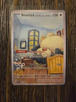 Pokemon Snorlax Van Gogh Black Star Promo Art Card - 150 HP - Image 1