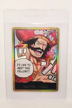 DON!! Card (Gol.D.Roger) (Gold) Carrying On His Will Foil - Image 1