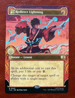 1x NM BORDERLESS Redirect Lightning - 0343 R TLA - MTG Magic Never Played x1 - Image 1