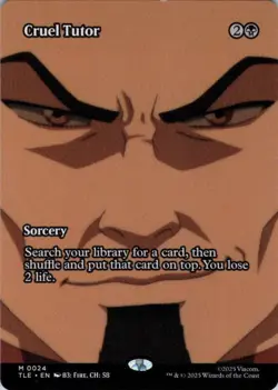 MTG Cruel Tutor (Borderless) (24) | NM | Avatar: Eternal-Legal (TLE) - Image 1