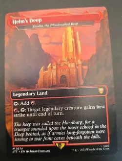 Helm's Deep - Shinka, the Bloodsoaked Keep Lord of the Rings MTG Regular LP - Image 1
