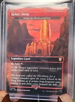 Helm's Deep - Shinka, the Bloodsoaked Keep Lord of the Rings MTG Regular LP - Image 3