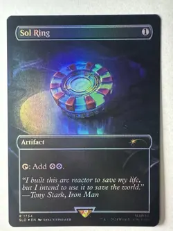Sol Ring (1734) (Rainbow Foil) - Secret Lair Series Marvel Magic The Gathering - Image 1
