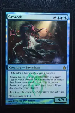 Magic The Gathering MTG GROZOTH FOIL Ravnica: City of Guilds LP Lightly Played - Image 1