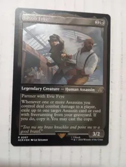 Jacob Frye Etched Foil Universes Beyond Assassin's Creed ACR R 0207 MTG Magic - Image 1