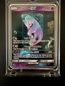 Pokemon Mewtwo GX 78/73 Shining Legends Shiny Holo Rare GX English - Image 1