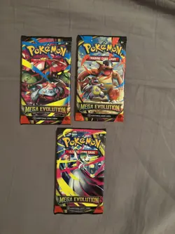Pokemon TCG Mega Evolution Sealed Pack NEW Fast Shipping QT 3 packs - Image 1