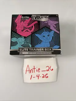Pokemon TCG Sword & Shield Evolving Skies Elite Trainer Box Factory Sealed. - Image 1