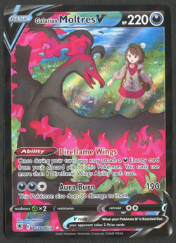Pokemon TCG: Galarian Moltres V TG20/TG30 Astral Radiance Trainer Gallery - Image 1