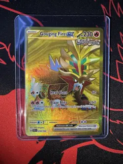 Pokemon Gouging Fire ex SV05: Temporal Forces 214/162 Hyper Rare Full Art NM - Image 1