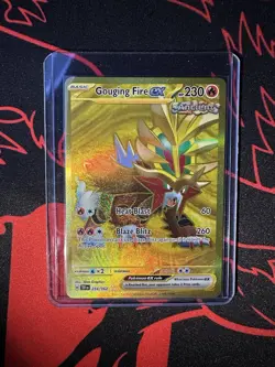 Pokemon Gouging Fire ex SV05: Temporal Forces 214/162 Hyper Rare Full Art NM - Image 2