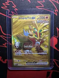 Pokemon Gouging Fire ex SV05: Temporal Forces 214/162 Hyper Rare Full Art NM - Image 4