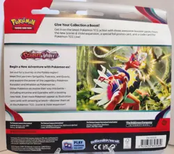 Pokemon TCG: Scarlet & Violet 3-Pack Blister Set **BRAND NEW SEALED** - Image 2