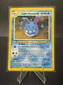 Pokemon Light Azumarill - Holo - Neo Destiny 13/105 - Image 1
