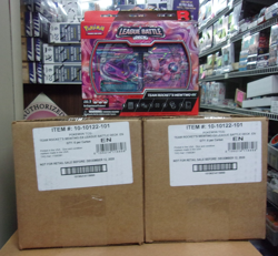 LOT OF (2) POKEMON TEAM ROCKET'S MEWTWO EX BATTLE DECK SEALED CASES (12 DECKS) - Image 1