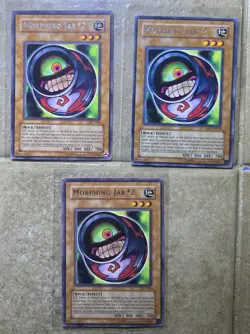 YU-GI-OH! (2) Morphing Jar #2. PSV-E040 And (1) Morphing Jar DB1-EN092 LP-NM - Image 1