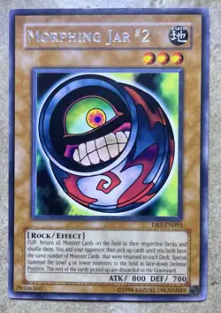 YU-GI-OH! (2) Morphing Jar #2. PSV-E040 And (1) Morphing Jar DB1-EN092 LP-NM - Image 3