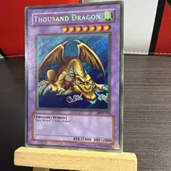 Yu-Gi-Oh! TCG Thousand Dragon Metal Raiders MRD-143 Secret Rare +BONUS HOLO - Image 1