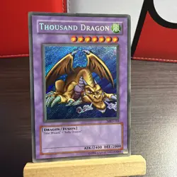 Yu-Gi-Oh! TCG Thousand Dragon Metal Raiders MRD-143 Secret Rare +BONUS HOLO - Image 2