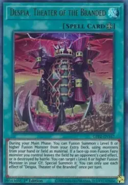 Yugioh-Despia, Theatre of the Branded-Ultra Rare-1st Edition-GFP2 EN167 (NM) - Image 1