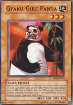 Yugioh-Gyaku-Gire Panda-Common-UNL-DR1 EN183 (LP) - Image 1