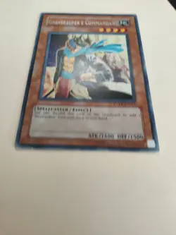 Yugioh! Gravekeeper's Commandant FOTB-EN015 Rare LP - Image 3