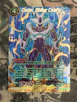 Dragon Ball Super Card Game Cooler Sibling Cruelty SPR Foil Card BT17-068 - Image 1