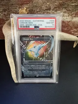 PSA 10 MTG English Borderless Chrome Mox NM Foil Double Masters 358 2XM - Image 1