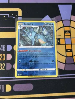 Kingdra 033/163 Reverse Holo Rare Battle Styles Pokemon Card - NM - Image 1