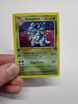 1999 Nidoqueen Jungle 1st Edition Style Holo Pokemon Card (PRXY Fan Display) - Image 1