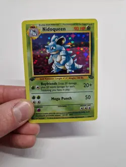 1999 Nidoqueen Jungle 1st Edition Style Holo Pokemon Card (PRXY Fan Display) - Image 3