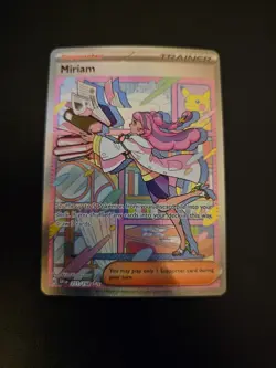 Pokemon TCG Miriam Holo Card 251/198 Scarlet & Violet Base Set NM - Image 1