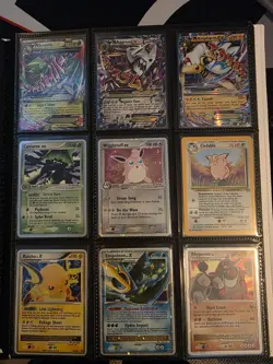 Pokemon TCG Large Folder Full of Cards Vintage Various Sets Inc LV. X EX GX MEGA - Image 4
