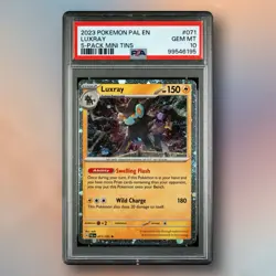 Luxray - PSA 10 - Paldea Evolved 071/193 Cosmos Holo Promo Pokemon Card Low Pop - Image 1