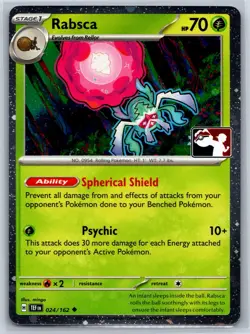 Rabsca - Prize Pack Series 7 - Temporal Forces Cosmos Holo Pokemon Card NM - Image 1