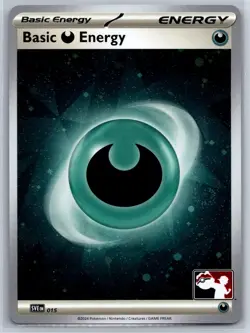 Basic DARKNESS Energy - Cosmos Holo - Prize Pack Series 7 Pokemon Card NM - Image 1