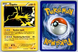 Zapdos (Cosmos Holo) Next Destinies 41/99 Rare Pokemon Card LP - Image 3