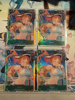 4 Nami OP14-031 The Azure Sea's Seven Foil Cards - Image 1