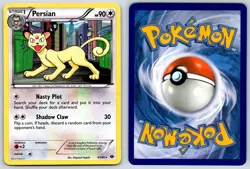 Persian (Cosmos Holo) Next Destinies 81/99 Rare Pokemon Card LP - Image 3