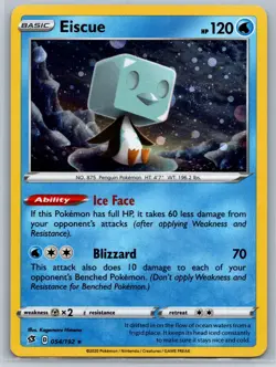 Boltund/Eiscue/Galarian Sirfetch'd Cosmos Holo Knockout Collection Pokemon Card - Image 3