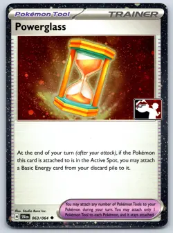 Powerglass - Prize Pack Series 7 - Shrouded Fable Cosmos Holo Pokemon Card NM - Image 1