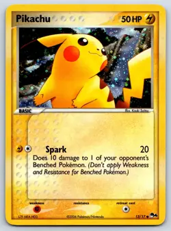 Pikachu - Cosmos Holo - POP Series 4 013/017 Pokemon Card LP - Image 1