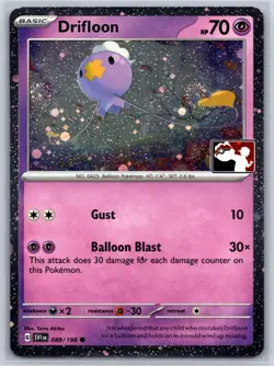 Drifloon (Cosmos Holo) Prize Pack Series 089/198 Pokemon Card NM - Image 1