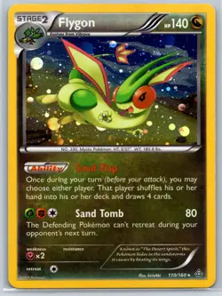 Flygon (Cosmos Holo) Primal Clash 110/160 Rare Pokemon Card NM - Image 1
