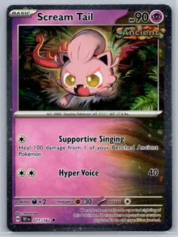 Scream Tail - Cosmos Holo - Temporal Forces Collector Chest Promo Pokemon Card - Image 1