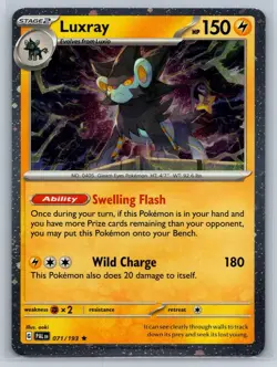 Luxray - Costco Exclusive - Paldea Evolved 071 Cosmos Holo Pokemon Card XB324 - Image 1