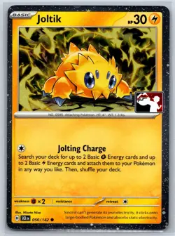 Joltik - Prize Pack Series 7 - Stellar Crown Cosmos Holo Pokemon Card NM - Image 1
