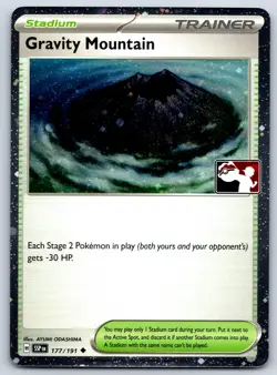 Gravity Mountain - Prize Pack Series 7 - Surging Sparks Cosmos Holo Pokemon Card - Image 1